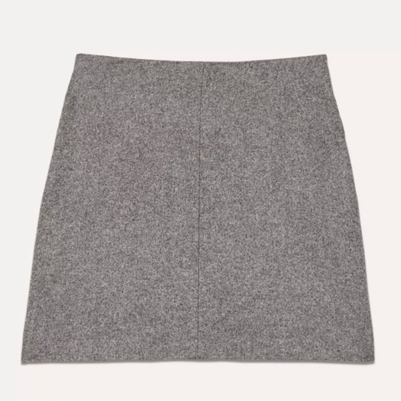 Aritzia Wilfred Essonne Skirt light grey size 6 - Picture 4 of 4